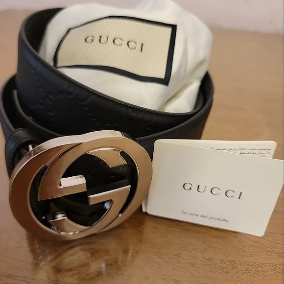 Gucci Accessories Sold No Longer Available Mens Authentic Leather Gucci Belt Size 32 New Poshmark